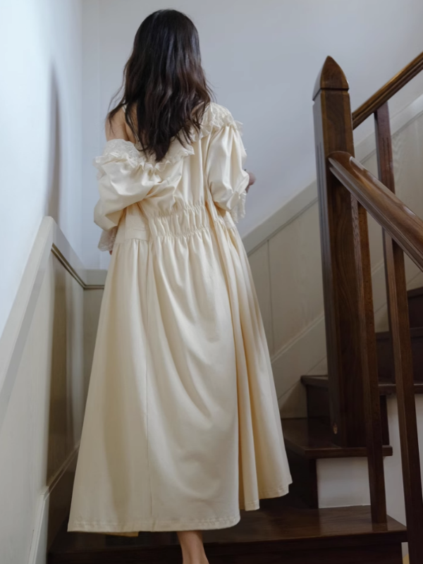 Vintage Dream Slip Dress and Gown Set