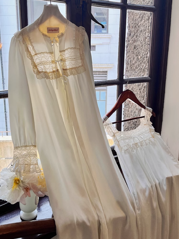 Enchanted Ivory Lace Nightdream Set