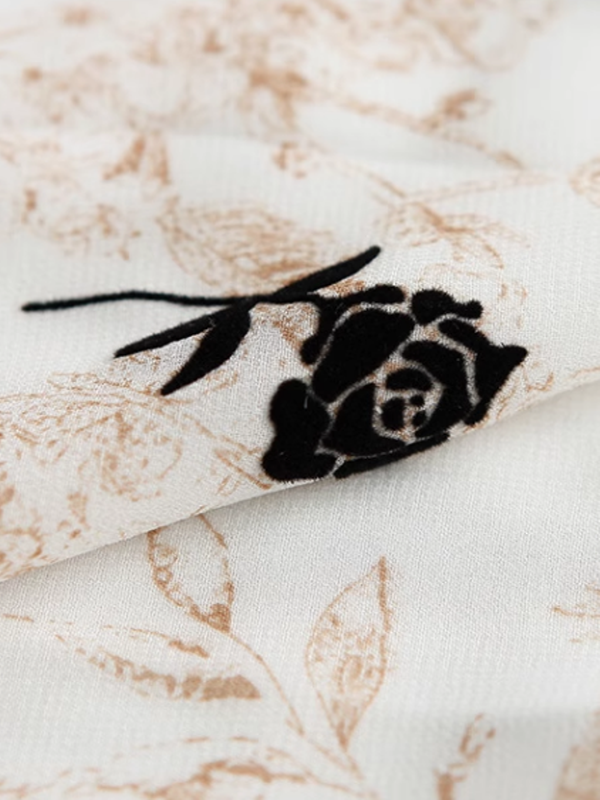 Summer Garden Flower Print Dress