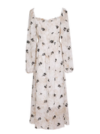 Summer Garden Flower Print Dress