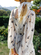 Summer Garden Flower Print Dress