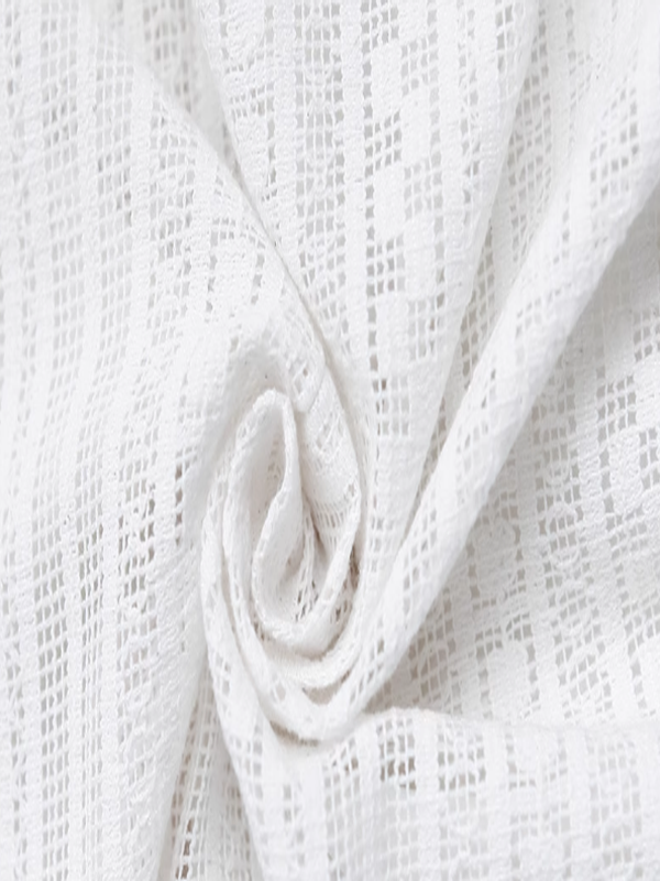 White Flower Lace Summer Dress