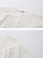 Vintage Lace White Blouse