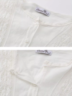 Vintage Lace White Blouse
