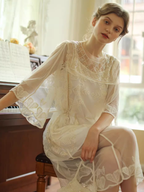 Whimsical Breeze Vintage Midi Dress