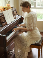Victorian Grace Lace Long Skirt