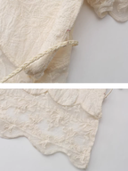 Vintage Floral Embroidery Blouse