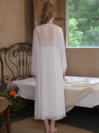 Vintage Lace Floral Nightgown Set