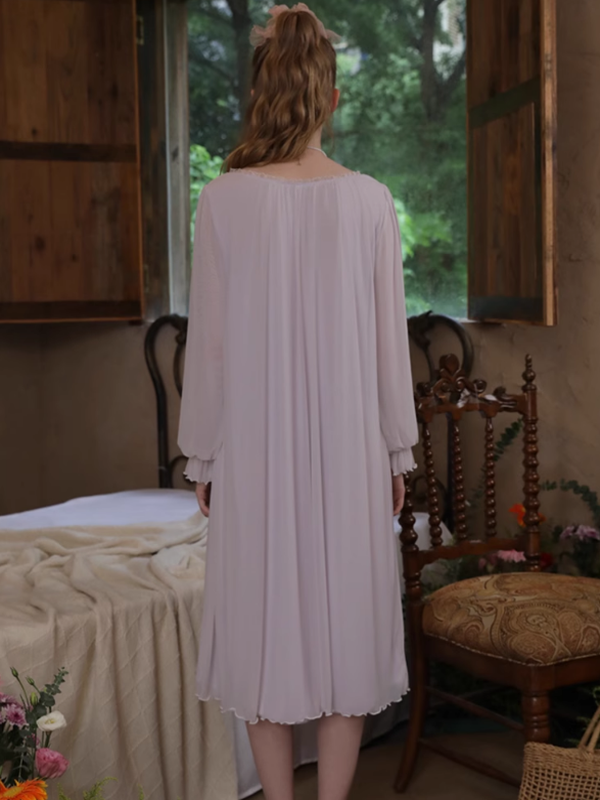 Frill Lace Princess Nightgown
