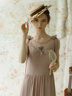 Serene Blossom Vintage Dress