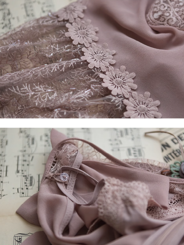Serene Blossom Vintage Dress
