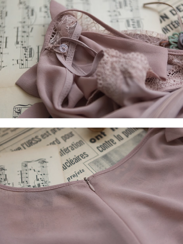 Serene Blossom Vintage Dress
