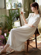 Ivory Blossom Comfort Sleepwear