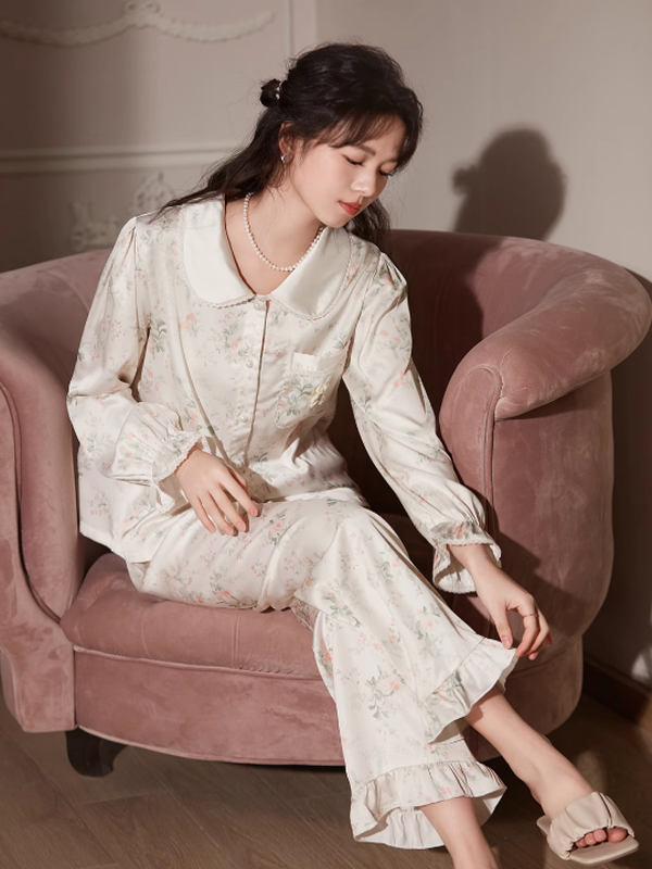 Pink Floral Whisper Sleepwear