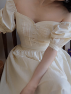Vintage Elegance Midi Dress