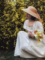 Vintage Lace Elegance White Dress