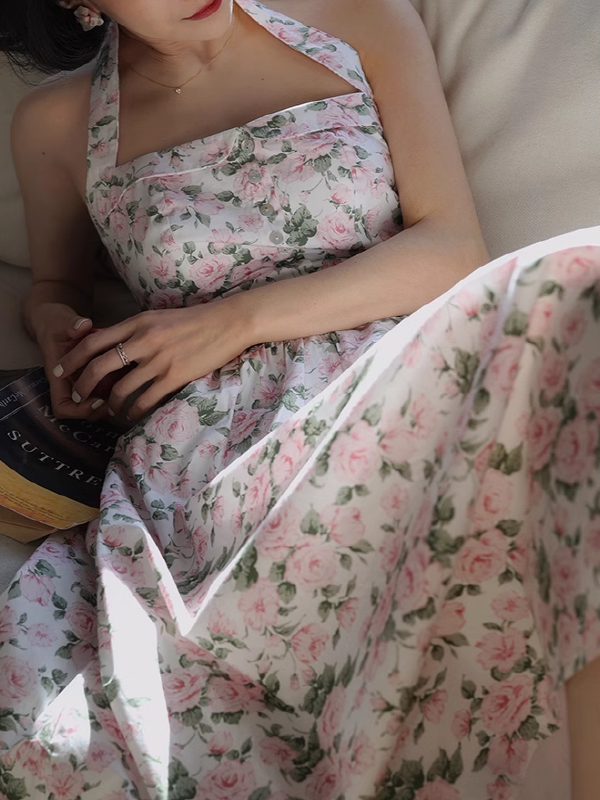 Floral Dream Halter Dress