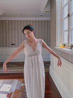 Antique Elegance Cotton Nightgown