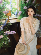 Vintage Charm Cream Lace Dress