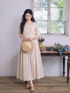 Retro Grace Ivory Dress
