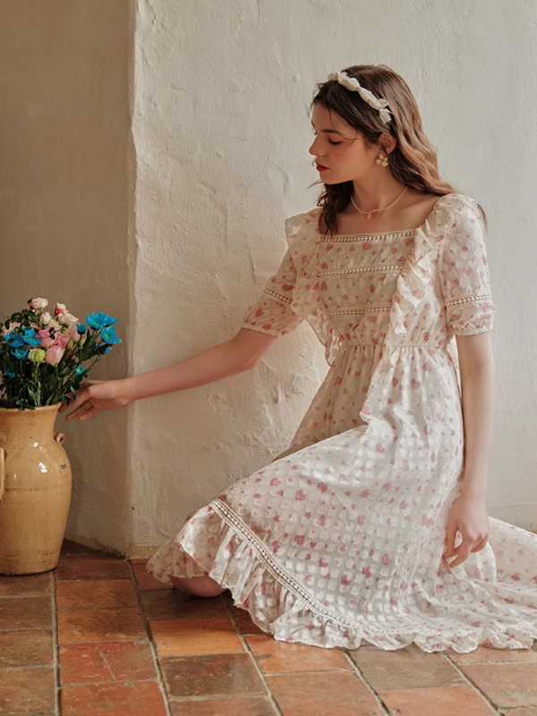Sweetheart Whispers Chiffon Dress
