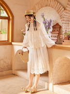 Secret Garden Embroidered Skirt