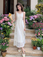 Ella's Ivory Whisper Dress