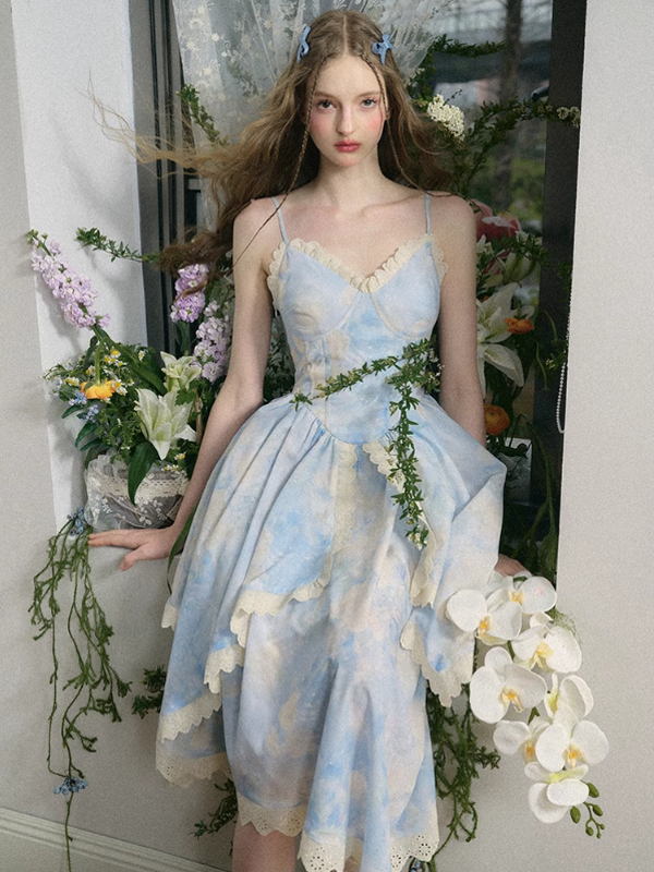 Renaissance Garden Lace Dress