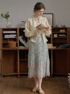 Ava's Floral Whisper Skirt