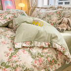 Romantic Floral Garden Bedding Set