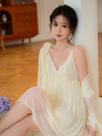 Soft Yellow Dreamer Nightgown Set