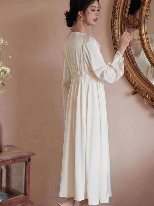 Ethereal Princess White Nightgown Set