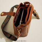 Retro Strap Crossbody Bucket Bag