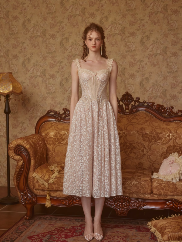 Clara's Golden Blossom Princess Dress