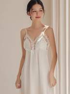 Luna's Grace White Nightgown Set
