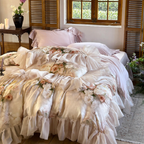 Romantic Vintage Floral Bedding Set