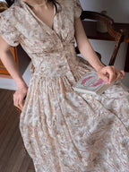 Olivia's Serene Blossom Summer Dress