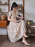 Olivia's Serene Blossom Summer Dress