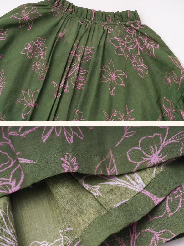 Evelyn's Forest Whispers Summer Dress