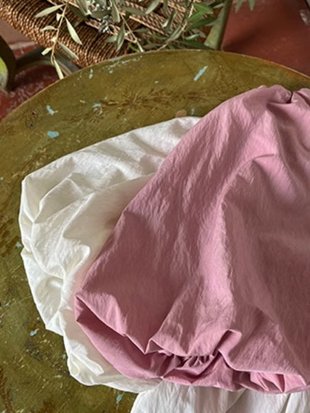 Olivia's White Puff-Sleeve Summer Blouse
