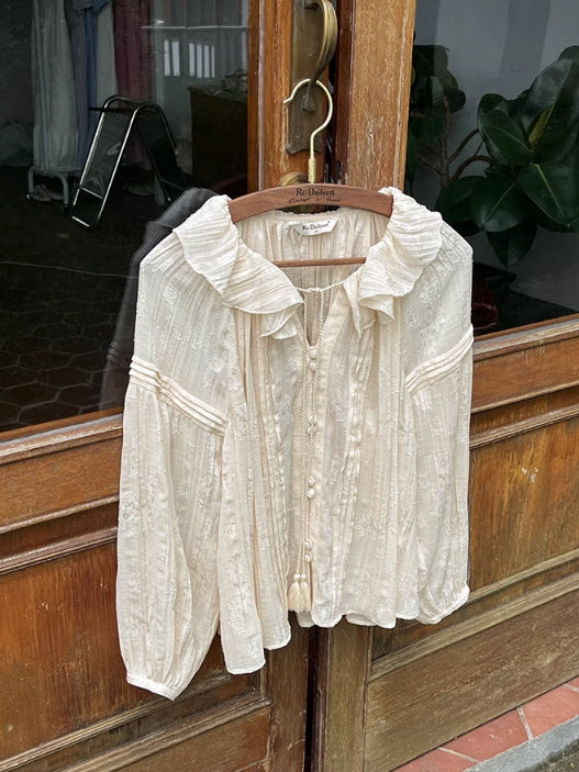 Lily's Cottage Charm Green Blouse