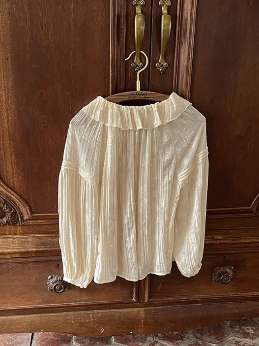 Lily's Cottage Charm Green Blouse