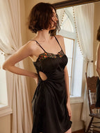 Elara's Retro Elegance Nightdress