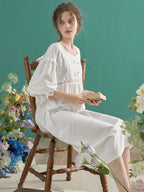 Floral Meadow Lace Nightgown