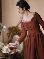 Vintage Rose Garden Nylon Dress