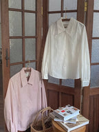 Lavender Blossom Embroidered Blouse