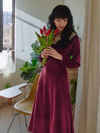 Victorian Velvet Elegance Dress