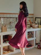 Victorian Velvet Elegance Dress