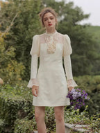 Dreamy Ivory Lace Fairy Dress