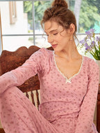 Pink Blossom Dream Floral Pajama Set